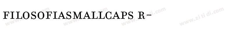 FilosofiaSmallCaps R字体转换